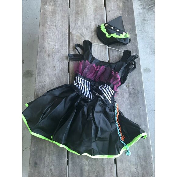 Rubies Drama Queens Rockin' Out Witch Costume NEW NIP Size Medium 8 10 - Picture 3 of 5